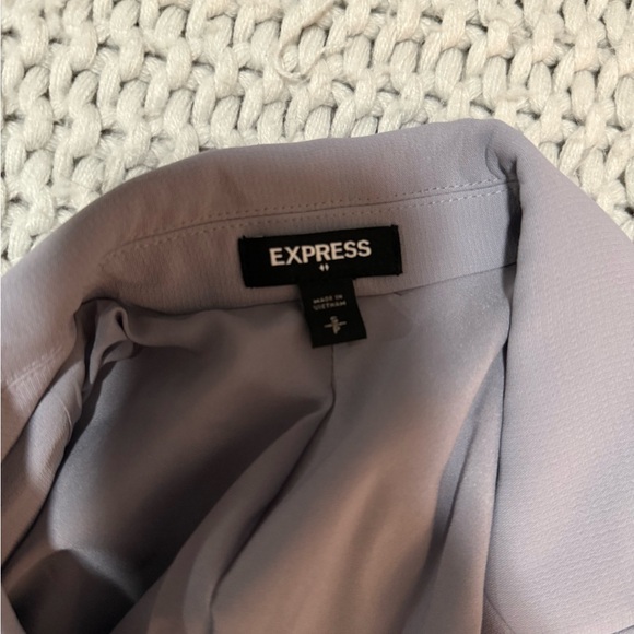 Express Women's Light Gray Blazer - Picture 2 of 4